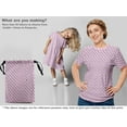 thumbnail image 5 of oneOone Cotton Poplin Light Pink Fabric Minimal Retro Coin Sewing Material Print Fabric By The Yard 42 Inch Wide, 5 of 5