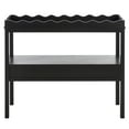 thumbnail image 4 of SAFAVIEH Darlyn Modern 2 Drawer Wood Console Table, Matte Black, 4 of 10