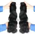 thumbnail image 5 of Body Wave Clip In Extensions, Luxurious Thickness, Premium Brazilian Remy Hair Clip Ins, Invisible & Scalp-Friendly, Natural Black Color, 4.23oz, 7Pcs 20 Inch, 5 of 5