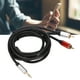 thumbnail image 2 of Cable adaptador estéreo sin pérdidas de 35 mm a 2RCA cable elástico sin pérdidas MP para altavoz Amonsee No, 2 of 5
