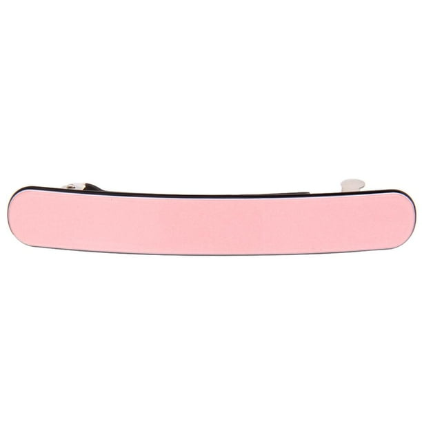 Pasador de pelo de primavera, pinzas grandes francesas para el pelo, horquilla, accesorios para el cabello Rosado