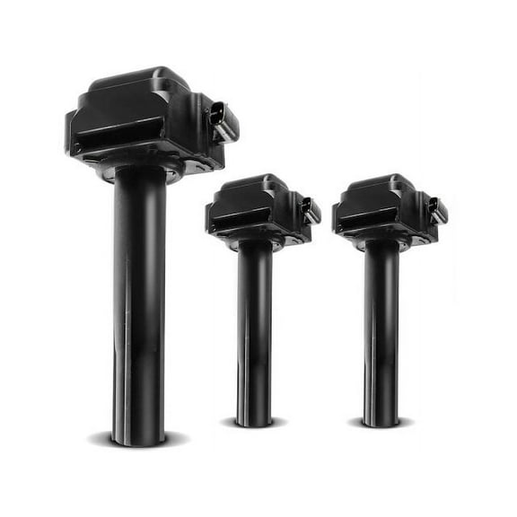 Ignition Coil Kit 3 - Compatible with 1998 - 2000 Toyota Sienna 3.0L V6 1MZ-FE Gas 1999