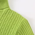 thumbnail image 6 of Sweater Tops For Men Wool Round Neck Bottoming Shirt All Matching High Neck Mens Casual Sweaters,Green,2XL, 6 of 7