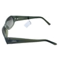 thumbnail image 4 of Levi's LS129 3 Plastic Women's Rectangle Sunglasses, Green Fade/Smoke, 4 of 6