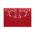 thumbnail image 1 of Tignapoo Invitations de Mariage Élégantes Rouges à Motif Floral avec Enveloppes et Inserts Vierges, Parfaites pour les Anniversaires et les Événements Spéciaux (Ensemble de 10 Pcs), 1 of 7