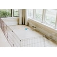 thumbnail image 2 of G-Floor 5' x 10' Polyvinyl Ribbed Pet Friendly Carpet Protector - Clear, 2 of 7