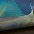 thumbnail image 3 of Nourison Nourison Washables 2'2" x 10' Blue Multicolor Modern Indoor Rug, 3 of 8