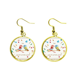 thumbnail image 1 of Otoño coloridas aves Ear Dangle Golden Drop Earring Jewelry Mujer Unbranded M, 1 of 3