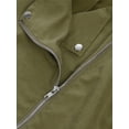 thumbnail image 5 of Coduop Women Faux Leather Jacket Short Slim Coat Long Sleeve Casual PU Outerwear, 5 of 6