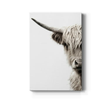 Highland Cattle Premium Gallery Wrapped Canvas - Ready to Hang - 12 x 18