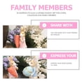 thumbnail image 2 of CIMAXIC easter Resin Bunny Decoration Easter Rabbit Decoration Lovely Home Decoration,5.51"X2.36"X2.56", 2 of 5