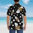 thumbnail image 5 of Salouo Honey Bees at Night for Hawaiian Shirt for Men,Summer Beach Casual Short Sleeve Button Down Shirts Men's Regular-Fit Short-Sleeve Print Shirt -X-Large, 5 of 6