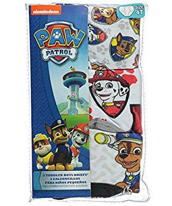 Nickelodeon Paw Patrol, Toddler Boys Underwear, 3 Pack Briefs (Toddler Boys) - image 2 of 2