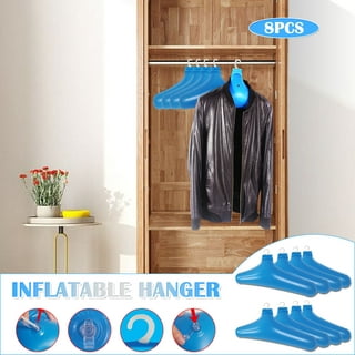 Inflatable Travel Clothes Hanger - Lightweight Easy-On Closets
