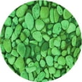 thumbnail image 1 of Ahgly Company Machine Washable Indoor Round Transitional Green Area Rugs, 7' Round, 1 of 7