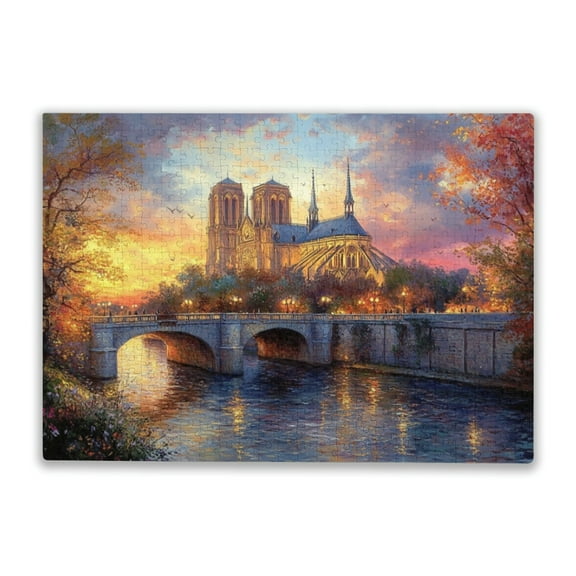 Adult Entertainment Puzzle 500 Pieces Notre Dame Difficult, challenging, cool holiday puzzle gifts