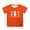 00-Orange262, variant on Yiyuu Girls Casual Short Sleeve T Shirt Summer Cute Cat's Paw Print T-Shirt, Sizes 3-13