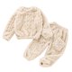 thumbnail image 1 of Gibobby Conjunto niña Conjunto de ropa de 2 piezas para niños y niñas de invierno de forro polar de color sólido de manga larga(Beige, 18-24 Meses), 1 of 3