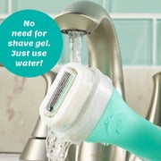 Schick Intuition 4-Blade Sensitive Care Women's Razor Handle Plus 2 Manual Razor Cartridge Refills