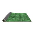 thumbnail image 2 of Ahgly Company Indoor Square Oriental Emerald Green Industrial Area Rugs, 6' Square, 2 of 4