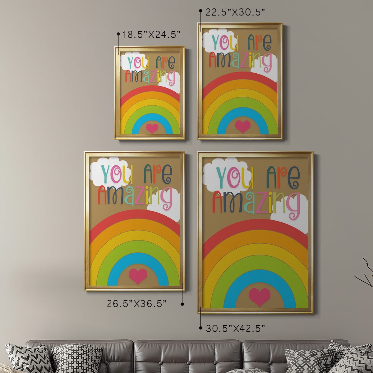 You Are Amazing Premium Framed Print - Ready to Hang