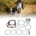 thumbnail image 1 of Piston Rings Gasket Set, Metal High Strength 52.4mm Bore Universal Engine Piston Rebuild Kit  for 110cc 125cc ATV Dirt Pit Bike Go Kart, 1 of 7