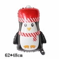 thumbnail image 3 of Globo de aluminio navideño grande con forma de Papá Noel, muñeco de nieve, pingüino, caramelo, decoración para fiesta navideña, juguetes para niños, regalo, 3 of 5
