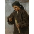 thumbnail image 2 of Teodor Axentowicz 18x24 Gold Ornate Framed and Double Matted Museum Art Print Titled - For the Candlemas (1890), 2 of 4