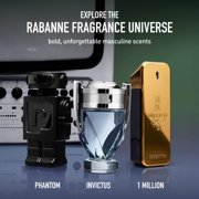 Rabanne 1 Million Eau de Toilette - Long Lasting Designer Fragrance for Men with Mandarin, Cinnamon & Amber - Luxury Men's Perfume Spray, 1.7 oz