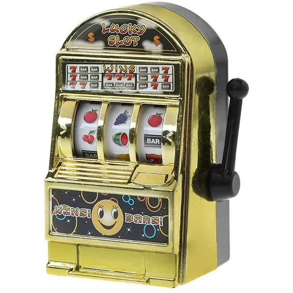 LNGOOR Slot Machine Bank with spinning reel