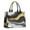 Black Marble Gold, variant on Large Capacity Tote Bag,Black Marble Gold Wave Pattern Handbag Fashion Luxury Tote Bag,15.7"x13"x 5.1" Inches,Laptop Compatible