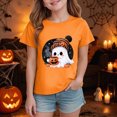 thumbnail image 2 of KPVEVIQ Toddler Boy Girl Pumpkin Print Spooky Halloween T-Shirt Short Sleeve Kids Fun Tops, 2 of 6