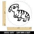 thumbnail image 2 of Chibi Parasaurolophus Dinosaur Self-Inking Rubber Stamp Ink Stamper - Dry Pad (No Ink) - Mini 1/2 Inch, 2 of 7