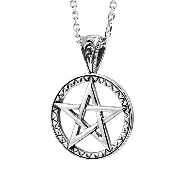 Urban Jewelry - Powerful Pentacle Necklaces Pentagram, Seal of Solomon ...