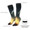 thumbnail image 4 of Naloa Firefly Forest Fox Thigh High Socks Extra Long Stretchy Sock Women Over Knee High Opaque Stocking Daily Wear, 4 of 6