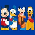 thumbnail image 2 of Toddler's Mickey & Friends Best Friends Panels Graphic Tee Royal Blue 3T, 2 of 3
