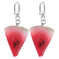 thumbnail image 5 of Here's a refined and appealing product description for your **Watermelon Slice Keychain Bag Charm**:\n\n \n\n**2pcs Watermelon Slice Keychain – Cute &, 5 of 5