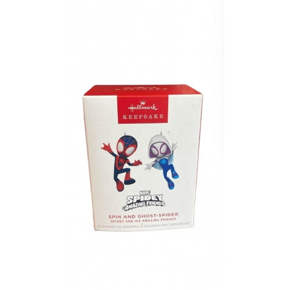 Hallmark Keepsake 2025 Spidey Spin and Ghost-Spider Christmas Ornament New w Box