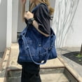 thumbnail image 3 of CoCopeaunts Handbag for Women Hobo Tote Bag Denim Crossbody Bag Casual Satchel Large Capacity Purse, 3 of 7