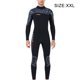 thumbnail image 2 of Wetsuits Aislamiento Unidad de una pieza Traje de buceo profesional cómodo Tela de tres capas engrosada Mantenga un traje de surf caliente Men's Gray XXL 3MM Advancent OD017112-17, 2 of 6