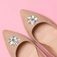 thumbnail image 2 of 2Pcs Rhinestone Shoe Clips Jewelry Buckle Jewelry DIY bridal Crystal Shoe Buckle Wedding Dress Diamond, 2 of 7