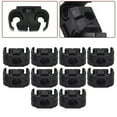 thumbnail image 3 of 10 Pcs Double Brake Line Clips Clamps Black for 5mm (3/16") Brake Pipe, 3 of 7
