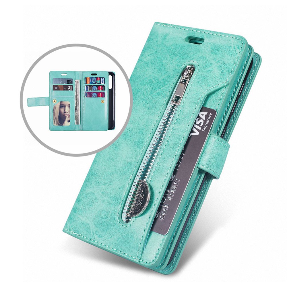 Galaxy S10e Wallet Case, Dteck 9 Card Holder Folio Flip Leather