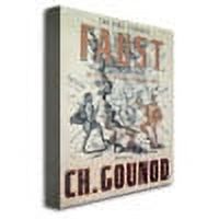 Trademark Fine Art "Faust Opera, 1875" Canvas Wall Art
