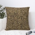 thumbnail image 4 of Pofeuu Leopard Print Print Double-sided plush pillowcase Square Throw Pillow Covers Pillows Cover for Living Room Bedroom Sofa Couch Cushion Cover（No pillow core）-20"x20", 4 of 7