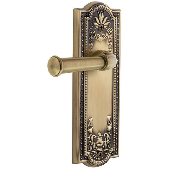 Grandeur Pargeo_Sd_Na_Rh Parthenon Solid Brass Rose Right Handed Single Dummy Lever -