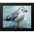 thumbnail image 2 of Parker, Jennifer Paxton 24x20 Black Modern Framed Museum Art Print Titled - Seagull Stance I, 2 of 5