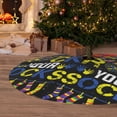 thumbnail image 6 of Yiaed Rock Your Socks Print Christmas Tree Skirt , Tree SkirtsTree Mat for Christmas Winter Holiday Indoor Decorations-48", 6 of 7