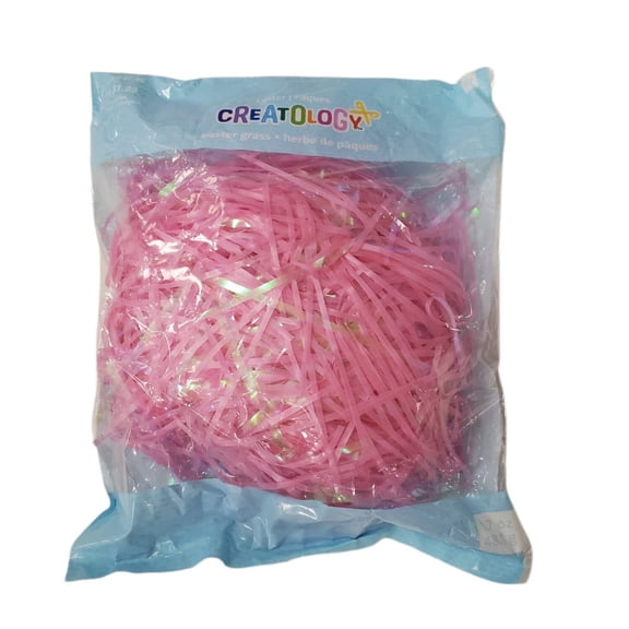 Creatology Pink Easter Basket Grass