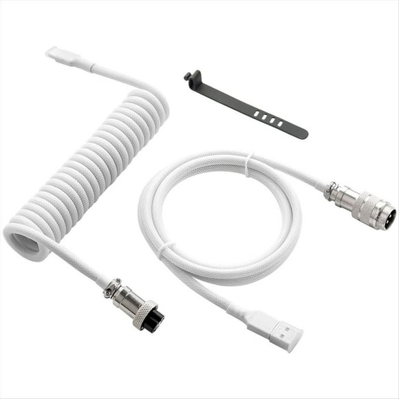 Cable USB Tipo C para Teclados Juegos, de Teclado Mecánico Doble , en Espiral Personalizado